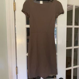 Ponte Dress w/Geometric Seams